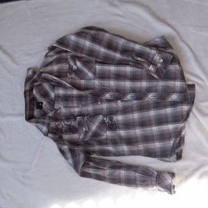Long sleeve plaid shirt j ferrar